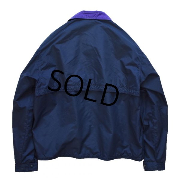 画像3: 【ビンテージ】USA製【 L.L.Bean】【LLビーン】【紺×紫】【ナイロンジャケット】【フィッシングジャケット】【サイズL】  (3)
