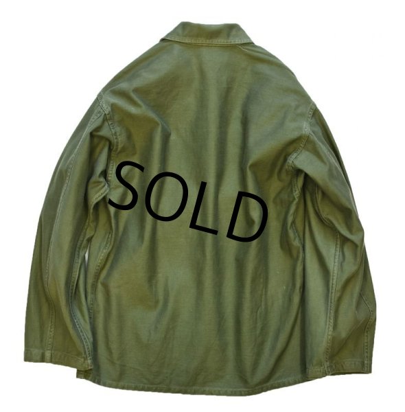 画像3: 【50's】【米軍実物】U.S.ARMY【ビンテージ】【ユーティリティシャツ】【平ボタン】【サイズＳ】  (3)