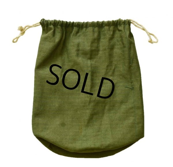 画像4: 40's【ビンテージ】【U.S.ARMY】【ＨＢＴ】【巾着バッグ】 【コットンバッグ】【ポーチ】  (4)