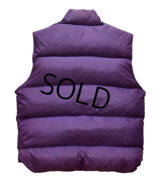 画像3: 刻印ボタン【ビンテージ】【LLビーン】【L.L.bean 】【紫】ダウンベスト【サイズM】  (3)