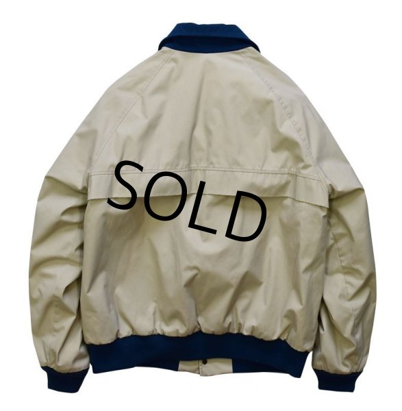 画像3: 程度良好!!【ビンテージ】【ウールリッチ】【Woolrich】【ベージュ×紺】【ジップアップジャケット】【ブルゾン】【サイズL】  (3)