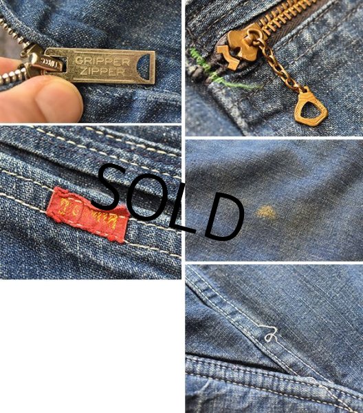 画像3: 60’s【ビンテージ】【ビッグスミス】【デニムブルゾン】【デニムジャケット】【サイズ48】  (3)