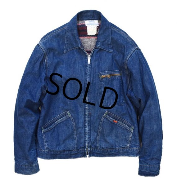 画像5: 60’s【ビンテージ】【ビッグスミス】【デニムブルゾン】【デニムジャケット】【サイズ48】  (5)