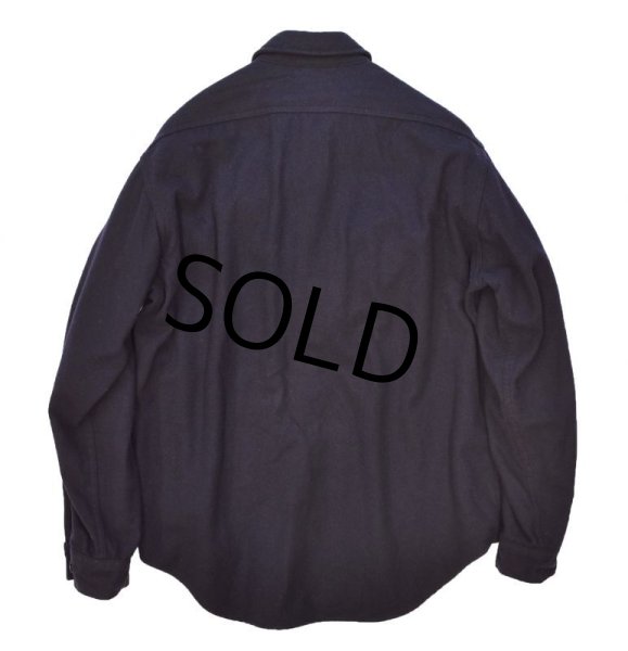 画像3: 70's 【ビンテージ】米軍実物 U.S.NAVY【CPOシャツ】【16 1/2 -35】  (3)