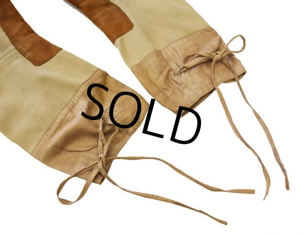 画像4: 60's【イングランド製】【ビンテージ】【MILLER'S】【レザーパッチ】【ジョッパーズパンツ】【W31程度】  (4)