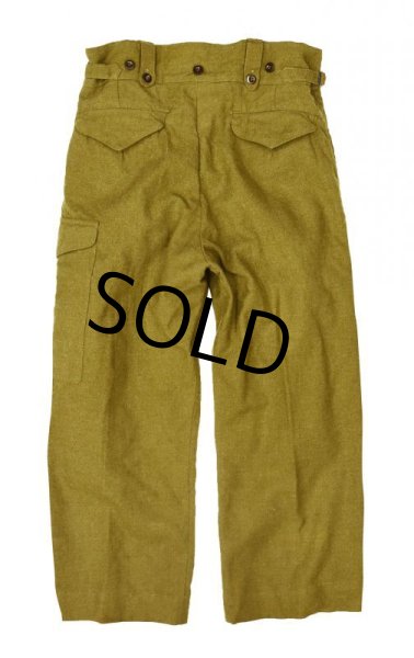画像4: 【50's】【ビンテージ】オーストラリア軍【ウールトラウザーズ】【ウールパンツ】【グルカパンツ】【サイズ13】【W34程度】  (4)