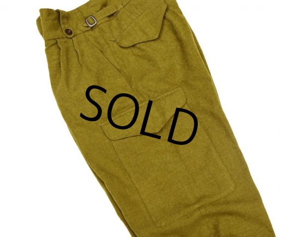 画像5: 【50's】【ビンテージ】オーストラリア軍【ウールトラウザーズ】【ウールパンツ】【グルカパンツ】【サイズ13】【W34程度】  (5)