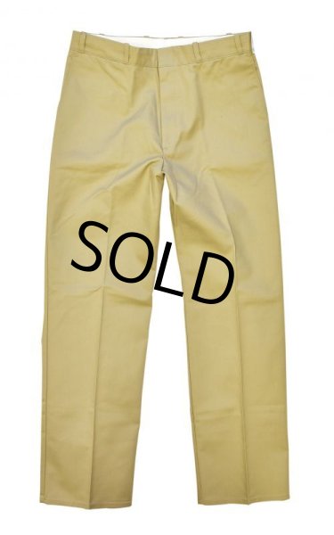 画像2: USA製【デッドストック】【ビンテージ】【SEARS】【シアーズ】【ローバック】ベージュ【ワークパンツ】【34X32】  (2)