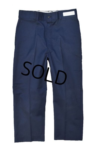 画像2: 【デッドストック】USA製【ビンテージ】【ディッキーズ】【Dickies】【ネイビー・紺】【ワークパンツ】【W36】  (2)