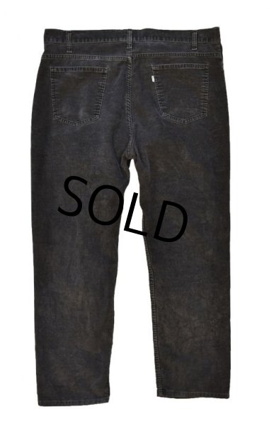画像4: 大きめサイズ! USA製★LEVI'S【リーバイス】【519】【黒・ブラック】【コーデュロイパンツ】519-1558【40X30】  (4)