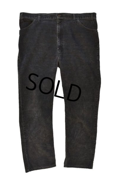 画像2: 大きめサイズ! USA製★LEVI'S【リーバイス】【519】【黒・ブラック】【コーデュロイパンツ】519-1558【40X30】  (2)