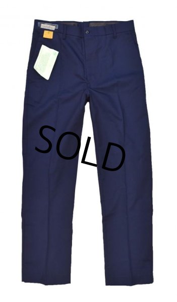 画像4: 【デッドストック】【ビンテージ】【CLAYTON】【紺】タロン【ワークパンツ】【34×36】  (4)