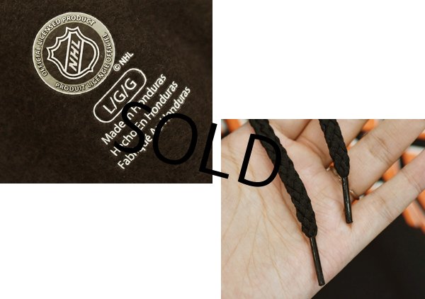 画像2: 【フィラデルフィア・フライヤーズ】【FLYERS HOCKEY】黒【スウェットパーカー】【サイズL】  (2)