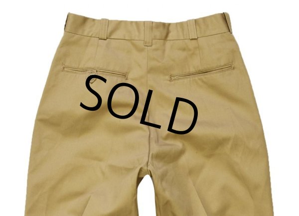 画像4: 【70's】【ビンテージ】U.S.ARMY 米軍【チノパンツ】【チノパン】【28×32】  (4)