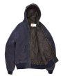 画像4: ビンテージ【carhartt】【カーハート】【紺】【ダック地】【キルティング裏地付き】【フルジップパーカー】【サイズＭ程度】  (4)