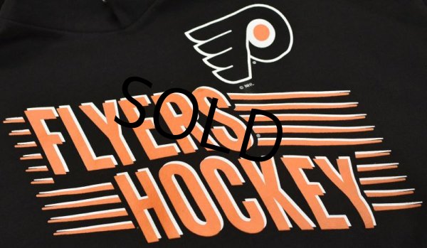 画像4: 【フィラデルフィア・フライヤーズ】【FLYERS HOCKEY】黒【スウェットパーカー】【サイズL】  (4)