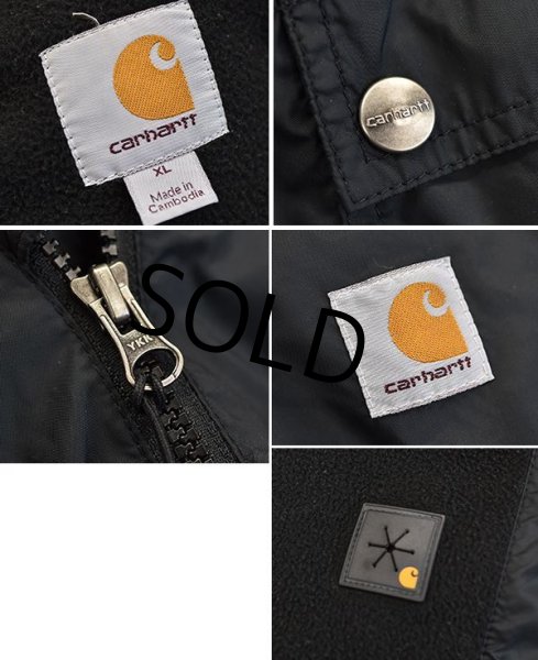 画像2: 【カーハート】【carhartt】黒【ジップアップ】【ナイロンパーカー】【サイズXL】  (2)