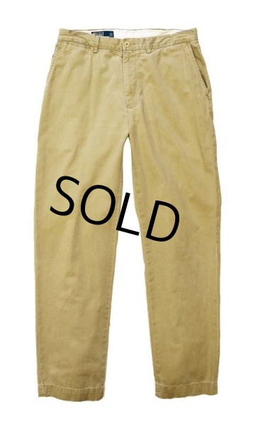 画像2: 【ラルフローレン】【ベージュ】【コットンパンツ】【チノパンツ】【34×34】  (2)