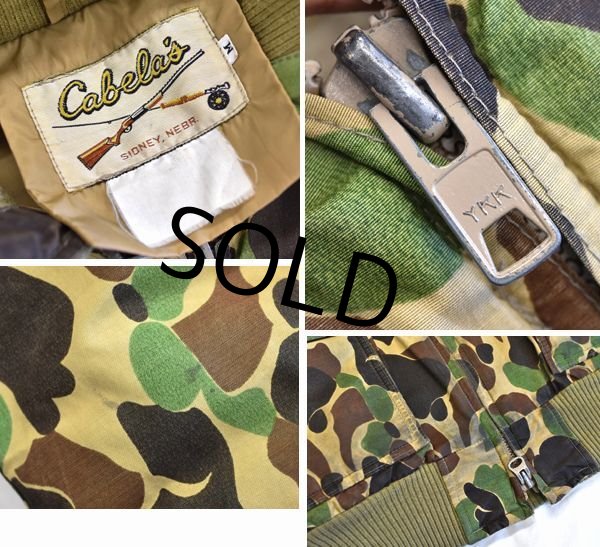 画像2: 【ビンテージ】【カラベス】 【ダックハンターカモ】【カモフラ】迷彩【ダウンジャケット】【サイズM】  (2)