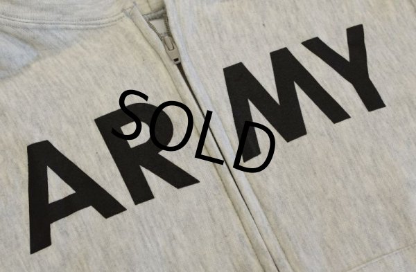 画像4: 【90's】【米軍実物】【デッドストック】【ビンテージ】【チャンピオン製】【U.S.ARMY】【フルジップパーカー】【U.S.ARMY】【サイズXS】  (4)