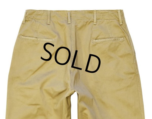 画像6: 【40's】【ビンテージ】U.S.ARMY 米軍実物【43カーキ】【チノパンツ】【チノパン】【36×33】  (6)