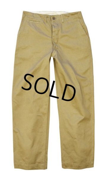 画像3: 【40's】【ビンテージ】U.S.ARMY 米軍実物【43カーキ】【チノパンツ】【チノパン】【36×33】  (3)