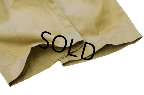 画像6: 【WW2】【ビンテージ】【U.S.ARMY】【米軍実物】【41カーキ】【メタルボタン】【チノパンツ】【チノパン】【W34程度】  (6)