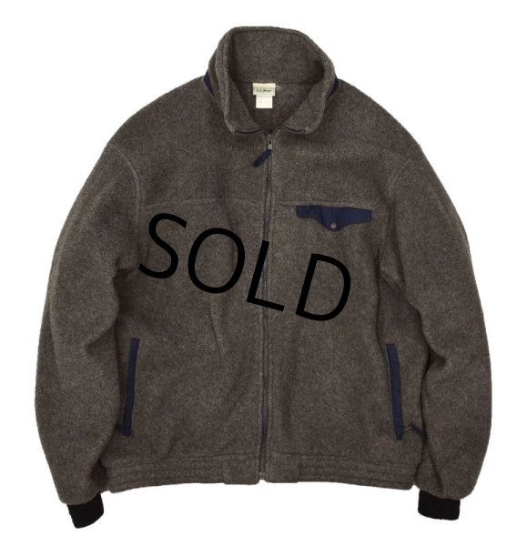 画像4: 90's 【USA製】【ビンテージ】L.L.Bean 【LLビーン】【チャコールグレー】【フリースジャケット】【サイズXL】  (4)