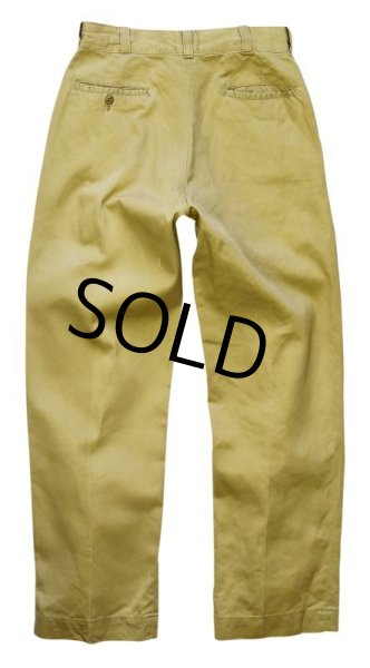 画像4: 【70's】【ビンテージ】U.S.ARMY 米軍【チノパンツ】【チノパン】【30×31】  (4)