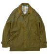 画像1: 【Ｊクルー】【J-crew】【ブラウン】【襟コーデュロイ】【ハンティング風ジャケット】【コットンジャケット 】【サイズＳ】  (1)
