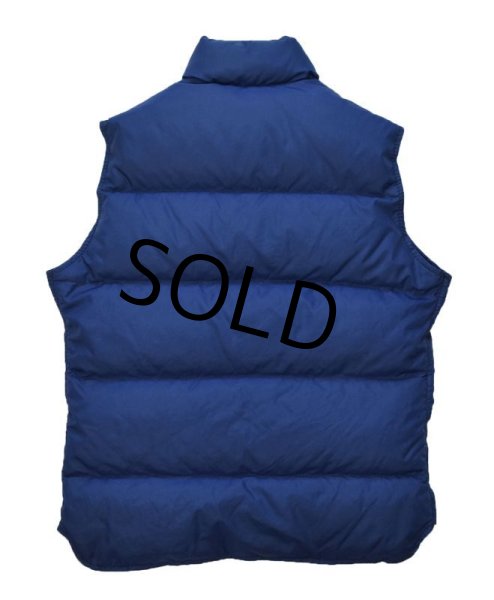 画像3: 刻印ボタン【ビンテージ】【ＬＬビーン】【L.L.bean 】【青】ダウンベスト【レディースＳ】レディース古着  (3)