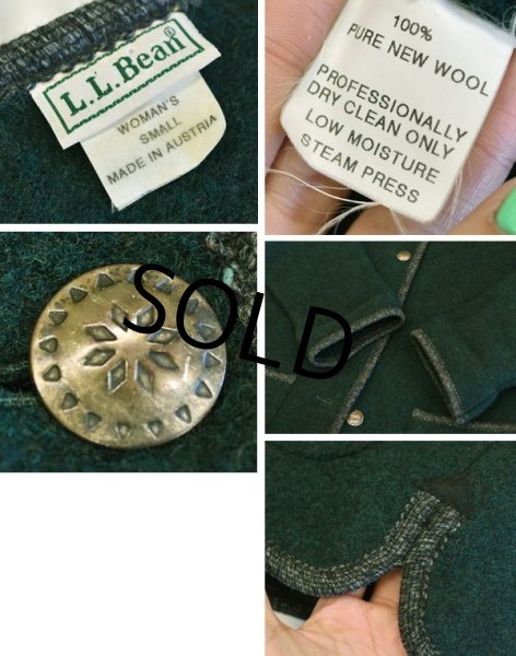 画像2: 【ビンテージ】【オーストラリア製】【L.L.bean】【LLビーン】【ウールコート】【レディース古着】サイズS  (2)