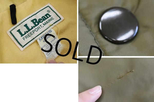画像2: 【ビンテージ】L.L.Bean 【LLビーン】【ブラウン】【コーチジャケット】 【ナイロンジャケット】【サイズL】  (2)
