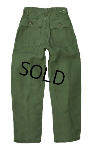 画像3: 60's【米軍実物】【ビンテージ】OG107【ベイカーパンツ】【ユーティリティパンツ】【W30程度】  (3)