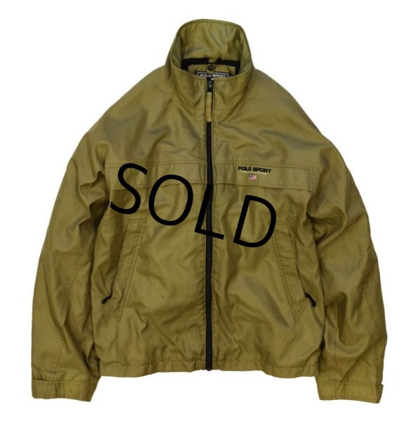 画像2: 【ポロスポーツ】【ポロラルフローレン】【カーキグリーン・緑】【ナイロンジャケット】ジップアップジャケット【サイズL】  (2)