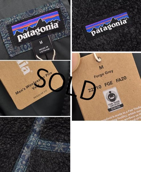 画像2: 新品未使用‼【パタゴニア】 フリース patagonia  【Mens Woolyester Pile Vest】 メンズ ウーリエステル パイル ベスト【22910】【サイズM】  (2)