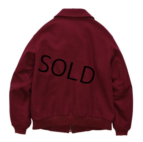 画像3: 【ビンテージ】【LLビーン】【L.L.bean】【エンジ】ウールブルゾン【比翼仕立てブルゾン】  (3)