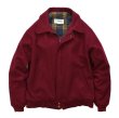 画像1: 【ビンテージ】【ＬＬビーン】【L.L.bean】【エンジ】ウールブルゾン【比翼仕立てブルゾン】  (1)