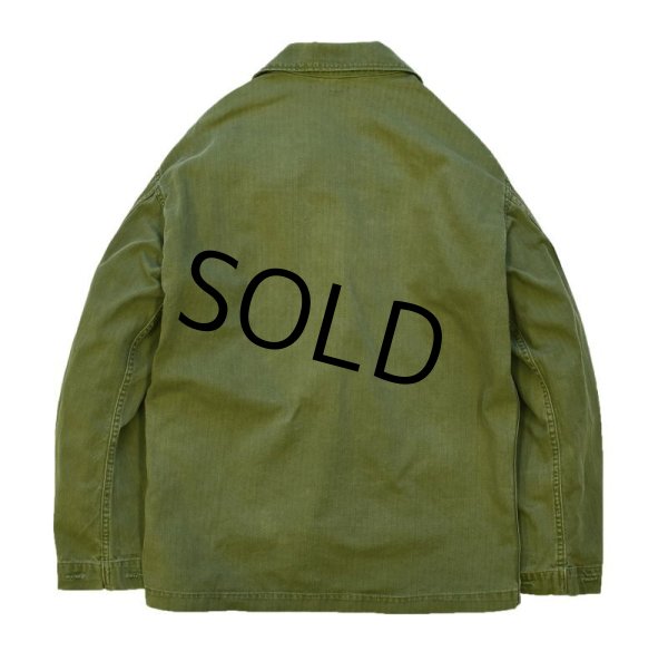 画像3: 40's【ビンテージ】【米軍実物】U.S.ARMY【M-43】 【HBT】【ジャケット】ユーティリティシャツ【ＵＳ３６Ｒ】  (3)