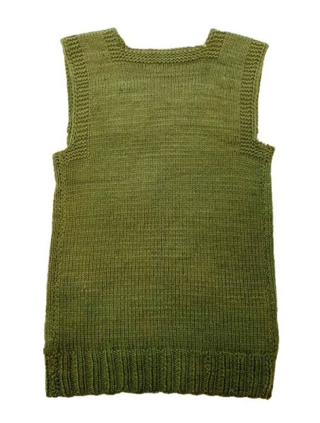 画像2: 【ビンテージ】 【アメリカンレッドクロス】【ニットベスト】 【サイズS程度】  (2)