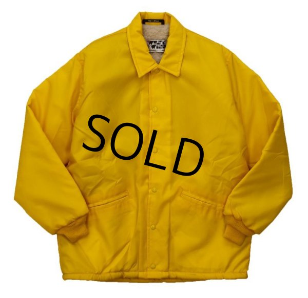 画像3: 80's【デッドストック】【USA製】【Westwind】【黄】【ナイロン】裏ボア【コーチジャケット】【サイズL】  (3)