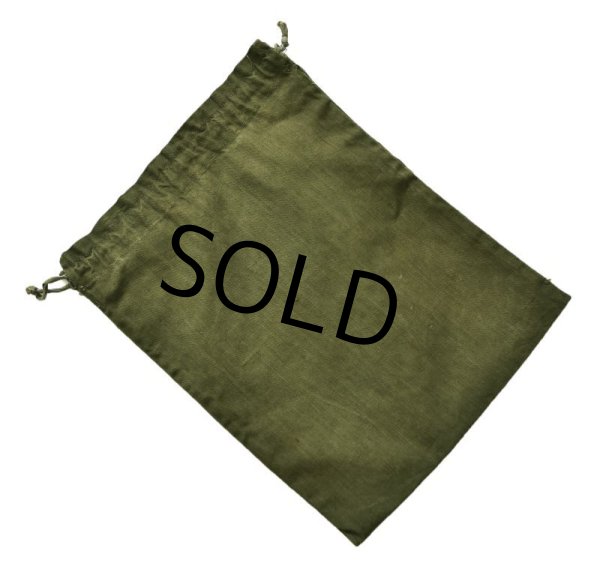 画像4: 40's〜【ビンテージ】【米軍】【red cross】巾着 【HBT】ポーチ【レッドクロス】  (4)