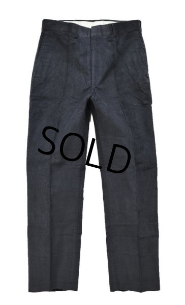 画像2: USA製【ビンテージ】デッドストック【紺】【BRICKERTON】【コーデュロイスラックス】【34×32】  (2)