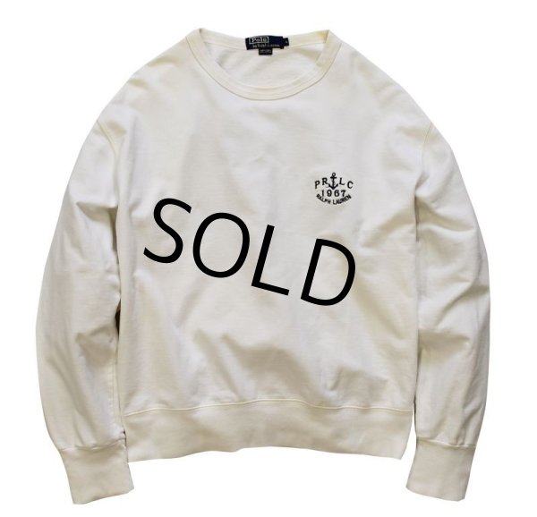 画像2: 【ラルフローレン】【ポロラルフローレン】【白】【PRLC 1967】【スウェット】【サイズＬ】  (2)