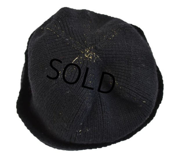 画像3: 40's【WW2】【米軍実物】USAAF【ビンテージ】【A-4】キャップ【後染め】ネイビー【U.S.ARMY】【ワッチキャップ】  (3)