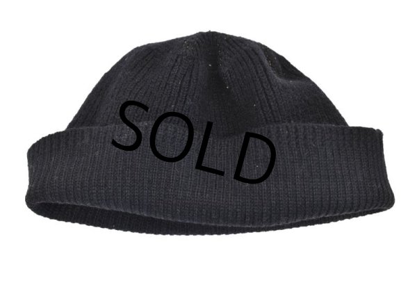 画像6: 40's【WW2】【米軍実物】USAAF【ビンテージ】【A-4】キャップ【後染め】ネイビー【U.S.ARMY】【ワッチキャップ】  (6)