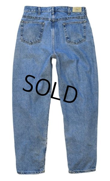 画像4: 【USA製】【L.L.bean】LLビーン【赤チェック裏地付き】【デニムパンツ】【34×32】  (4)