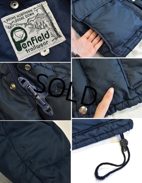 画像2: 【ビンテージ】【Penfield】【ペンフィールド】紺【ダウンジャケット】【ダウンパーカー】【サイズＭ】  (2)