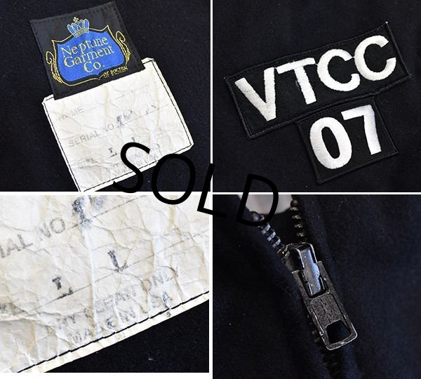 画像2: 【USA製】【ビンテージ】【米軍実物】【VTCC】【Virginia Tech Corps of Cadets】【Neptune Garment Co.】【黒】【ウール】【カデットコート】  (2)