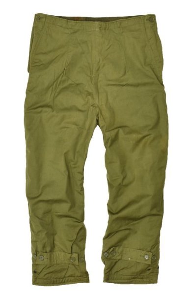 画像1: 50's【米軍実物】【U.S.NAVY】【ウール裏地付き】【デッキパンツ】【サイズL】  (1)